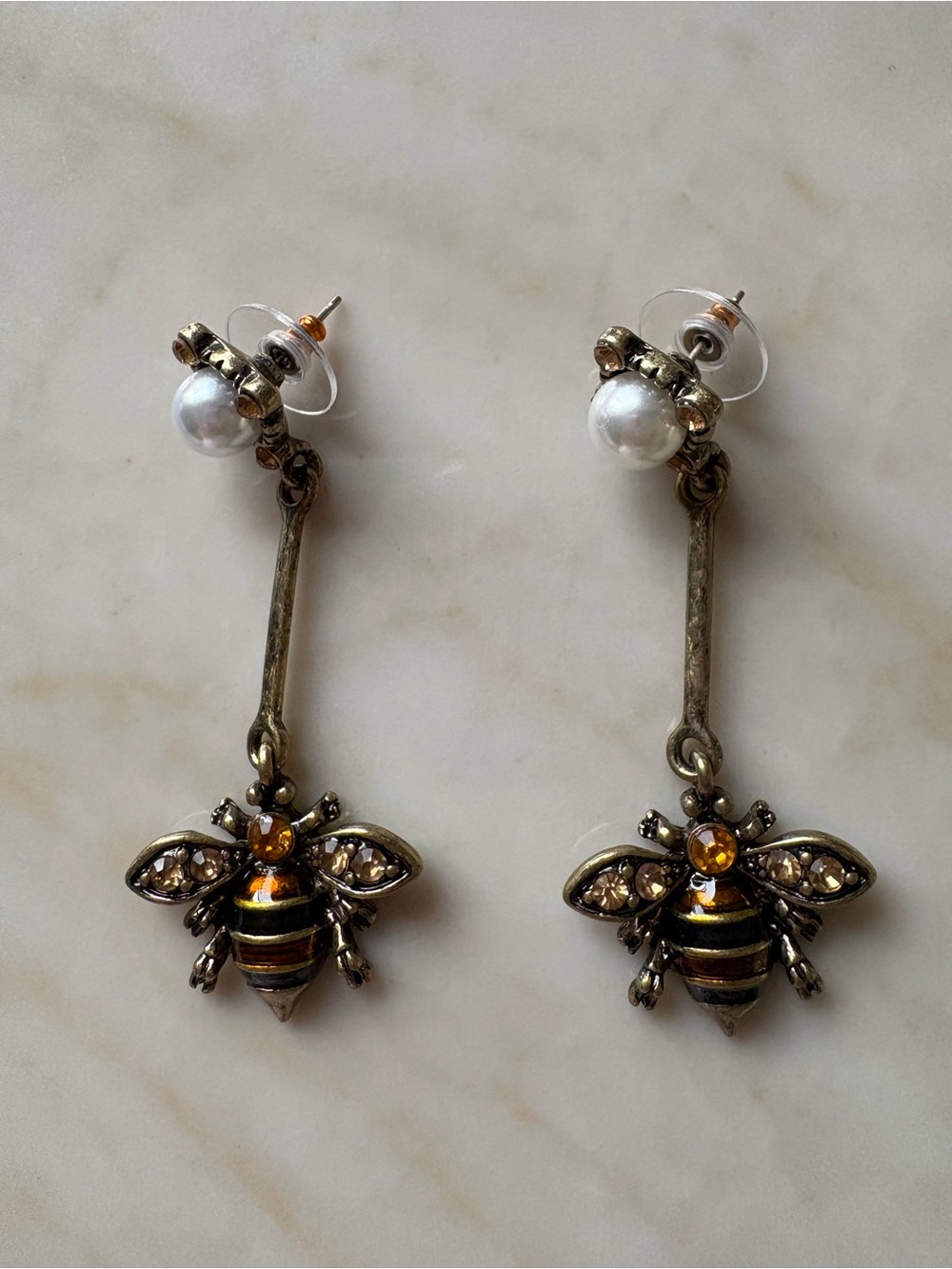 Vintage style Bee Earrings